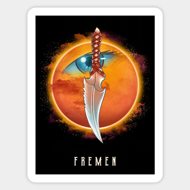 Fremen v2 Sticker by VanHand